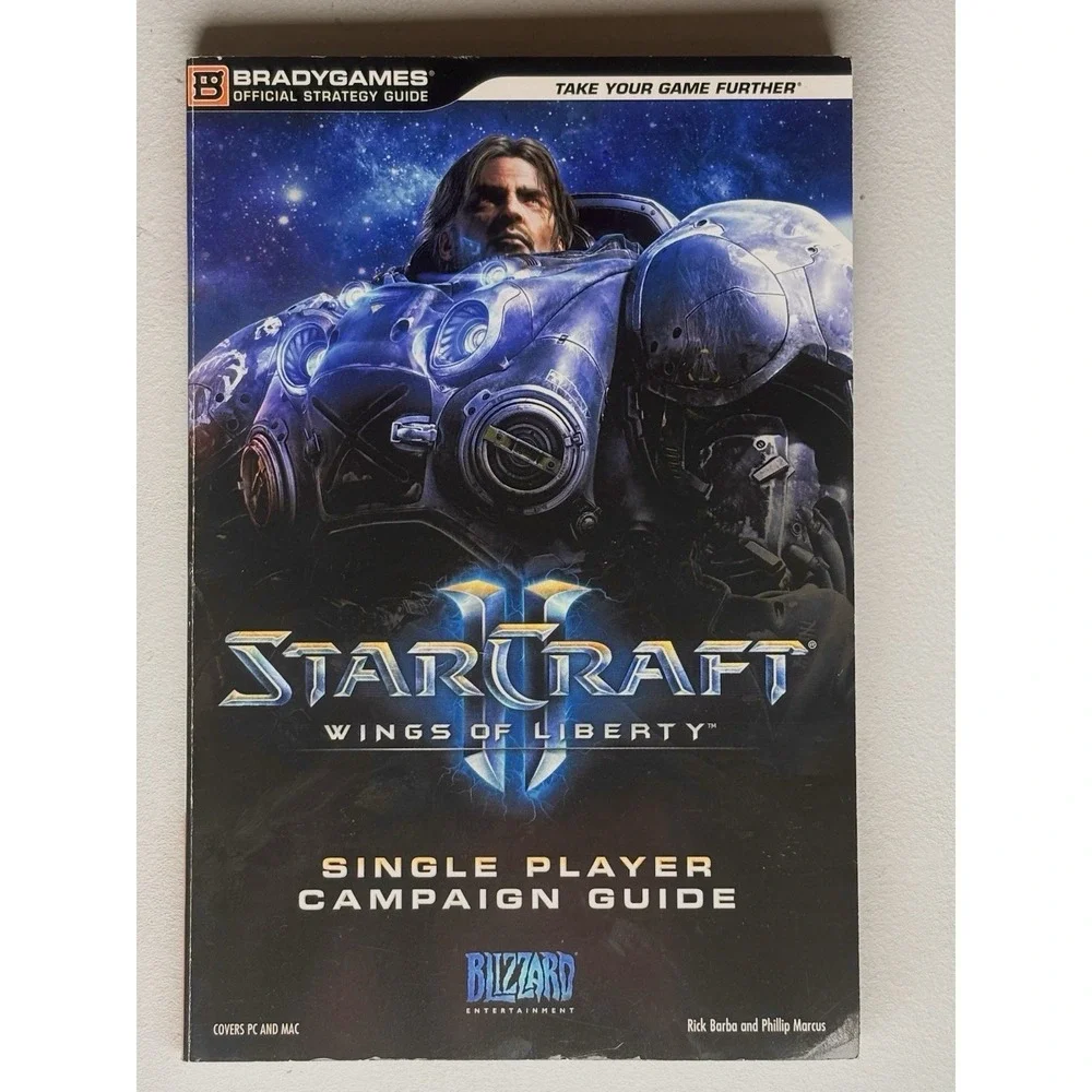 Starcraft II Wings of Liberty Bradygames Signature Series Strategy Guide 2010 PB
